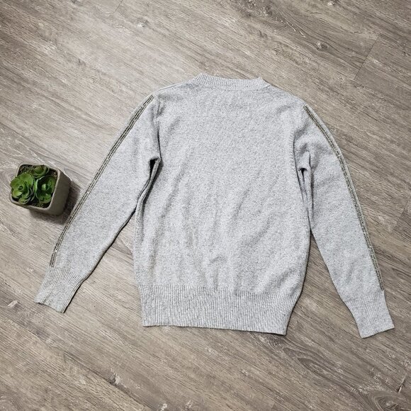 Brunello Cucinelli Wool Sweater Crystal Sleeve S - Picture 2 of 7